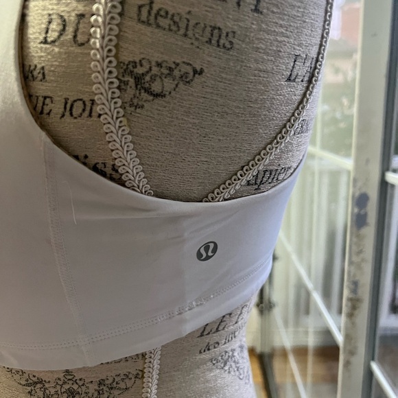 Lululemon Athletica Cream Sports Bra - Picture 3 of 10